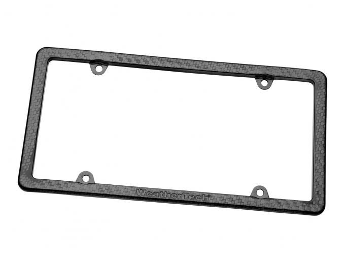 Weathertech 8ALPCF4, License Plate Frame, License Frame, Carbon Fiber, With Stainless Steel Fastener Kit